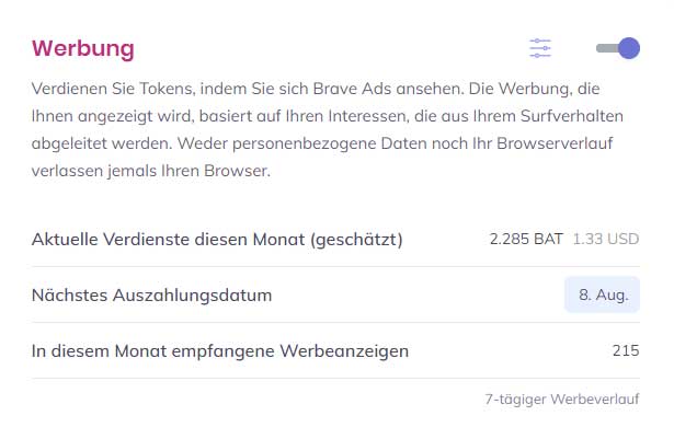 reward-werbung-einstellung